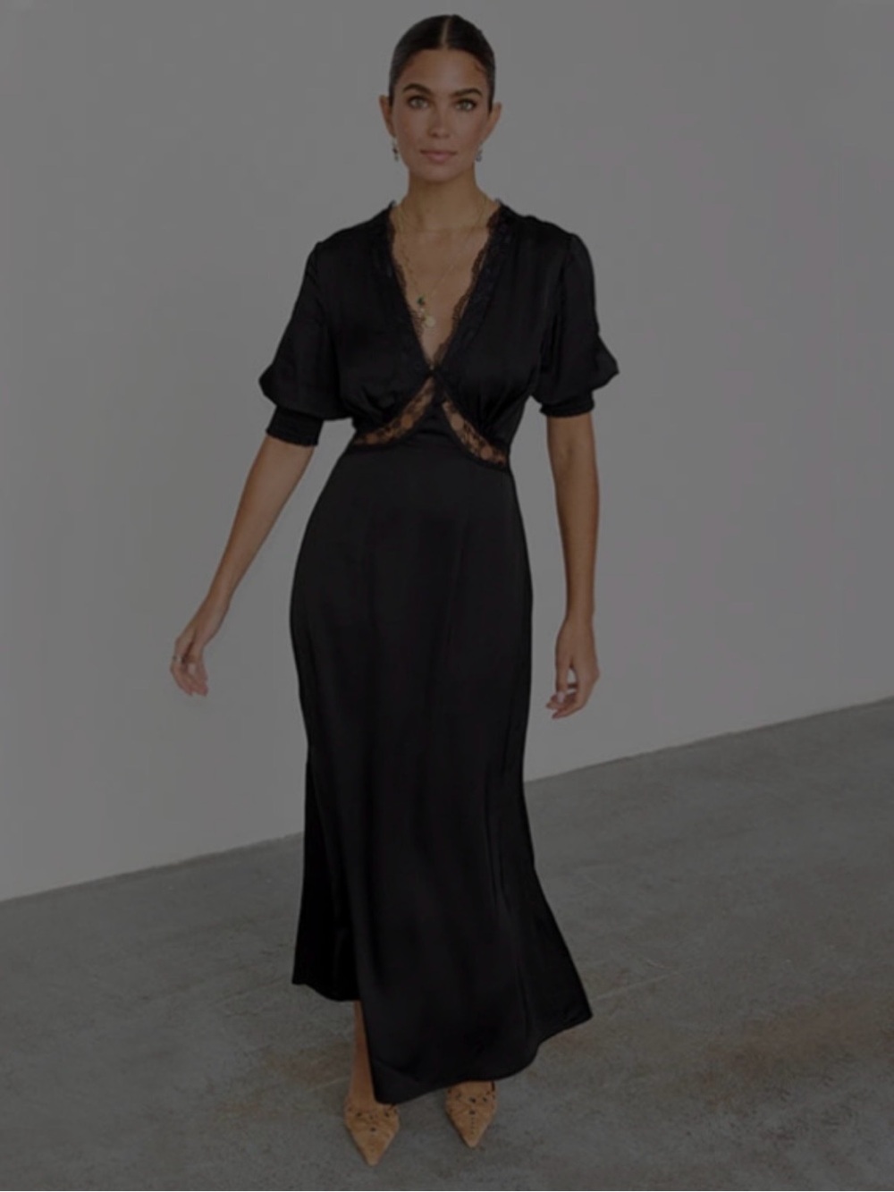 Never Fully Dressed Black Lace May Dress